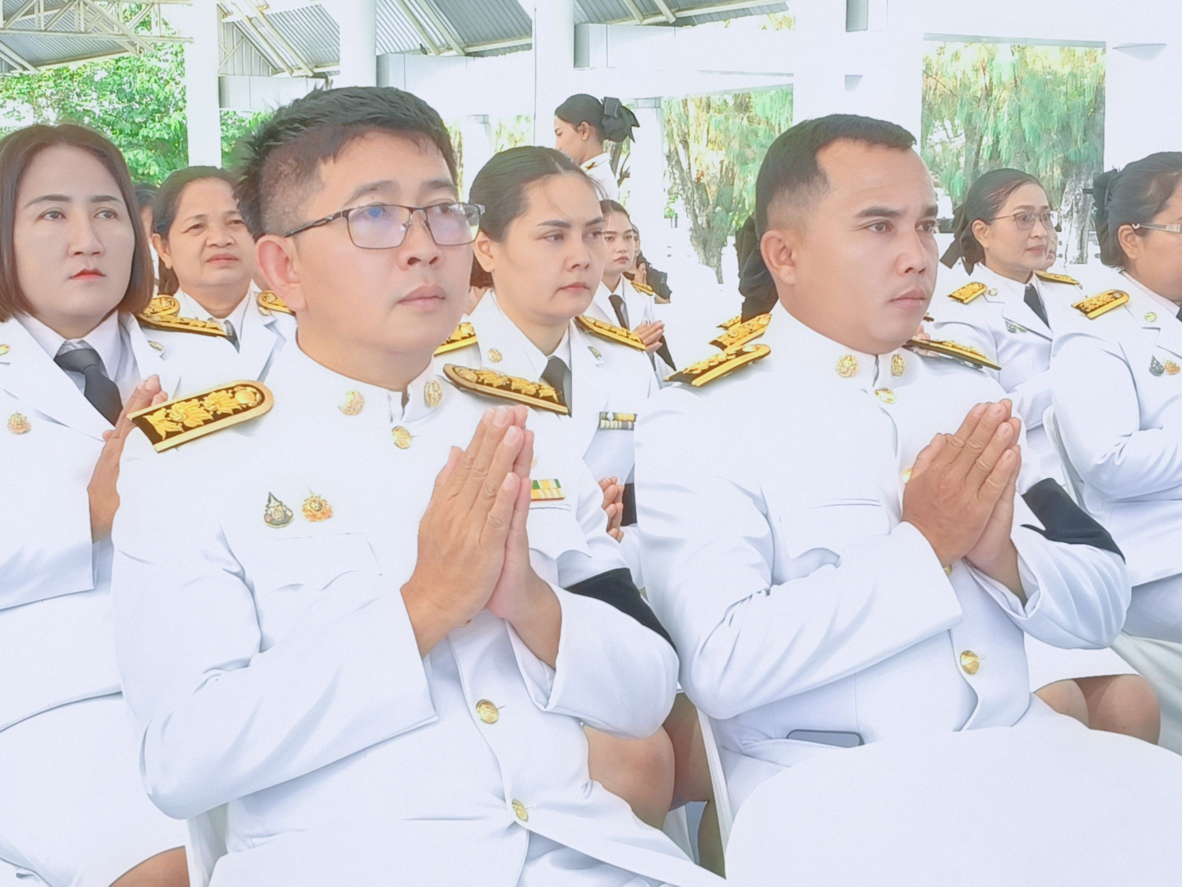 title - วันอังคารที่ 31 มีนาคม 2569 เวลา 07.00 น. นายประเสริฐ กาญจนเกียรติกุล ปฏิรูปที่ดินจังหวัดบุรีรัมย์ พร้อมด้วยเจ้าหน้าที่ ส.ป.ก.บุรีรัมย์ ร่วมรัฐพิธีที่ระลึก 